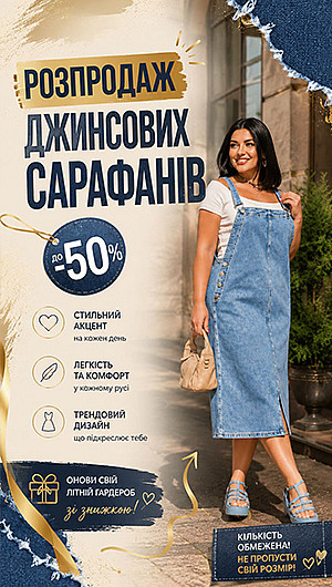 Джинсові Сарафани. Осінь 2026