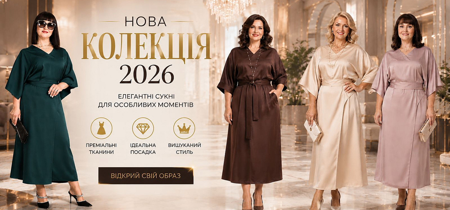 Нова колекція суконь. Осінь 2026