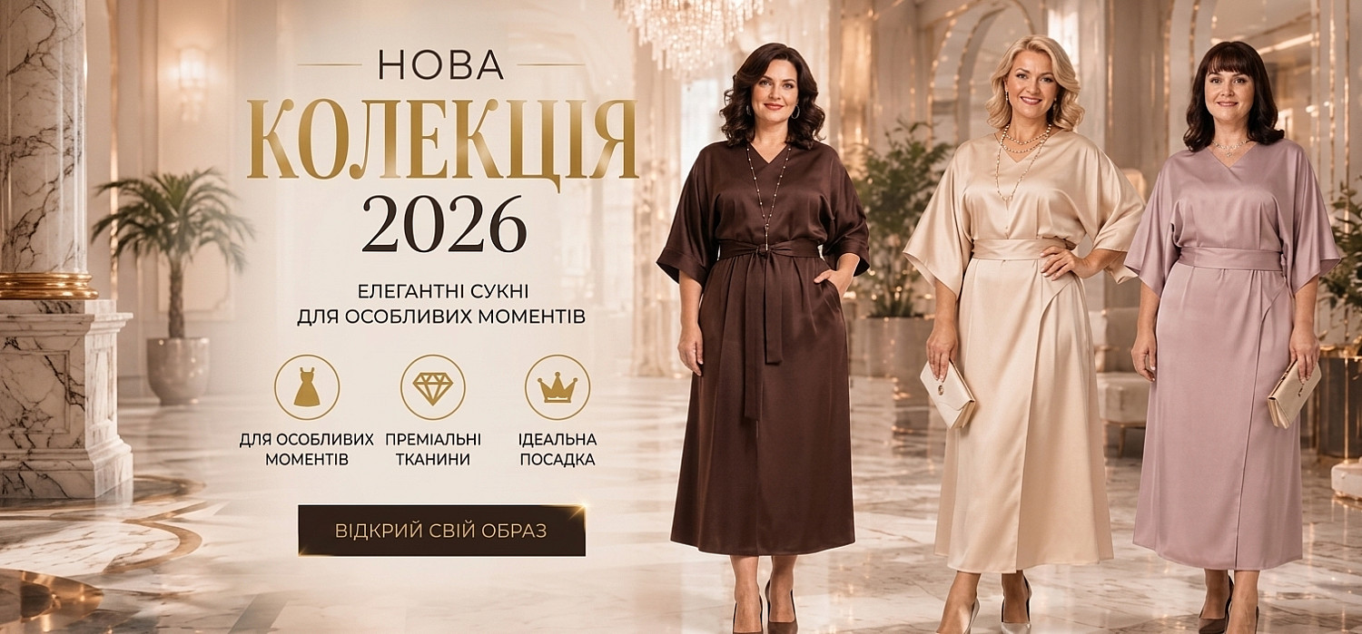 Нова колекція суконь. Осінь 2026