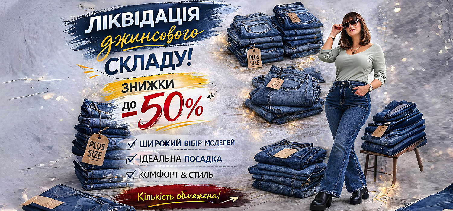 Ліквідація Джинсового складу. Зима 2026