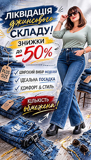 Розпродаж Джинси. 2026