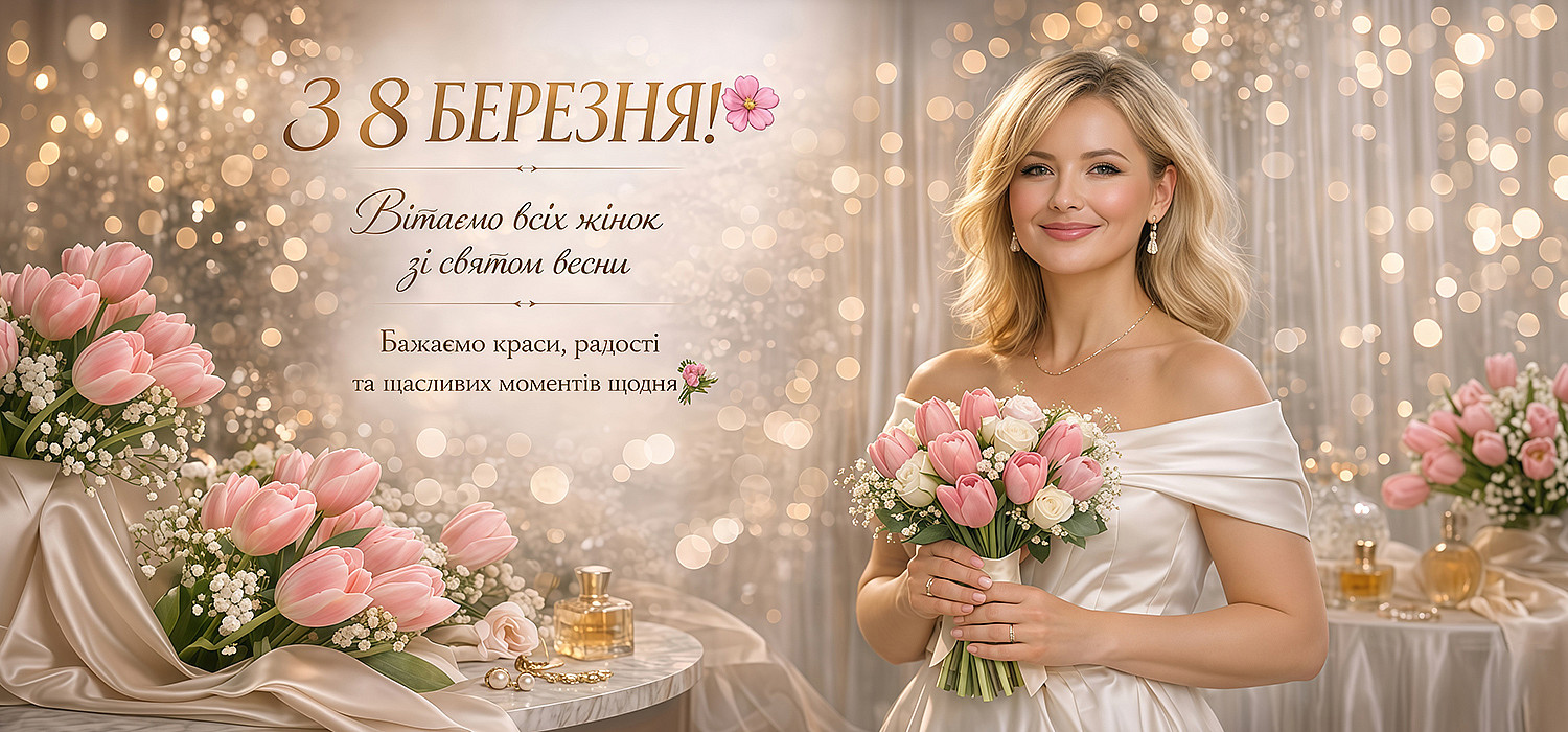 Вітаємо з 8 березня. 2026