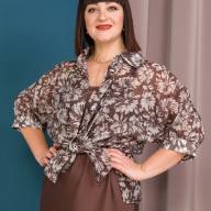 Блуза  Alenka Plus 15104-1 - Блуза  Alenka Plus 15104-1