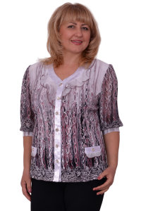 Блуза Alenka Plus  Вирджиния 1515