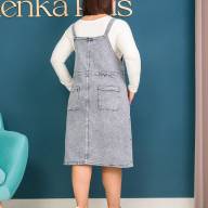 Джинсовий сарафан LJ A539 - Джинсовий сарафан LJ A539