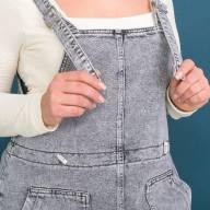 Джинсовий сарафан LJ A539 - Джинсовий сарафан LJ A539