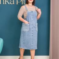 Джинсовий сарафан LJ A460 - Джинсовий сарафан LJ A460