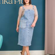 Джинсовий сарафан LJ A460 - Джинсовий сарафан LJ A460