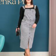 Джинсовий сарафан LJ A540 - Джинсовий сарафан LJ A540