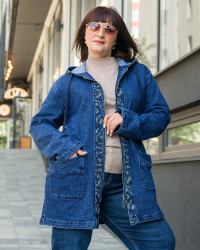 Джинсовий кардиган  LJ W849