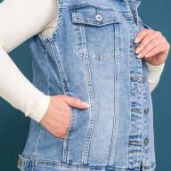 Джинсова жилетка LJ A530 - Джинсова жилетка LJ A530