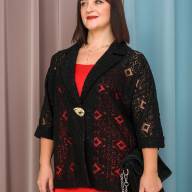 Піджак ажурний Alenka Plus 2068 - Піджак ажурний Alenka Plus 2068